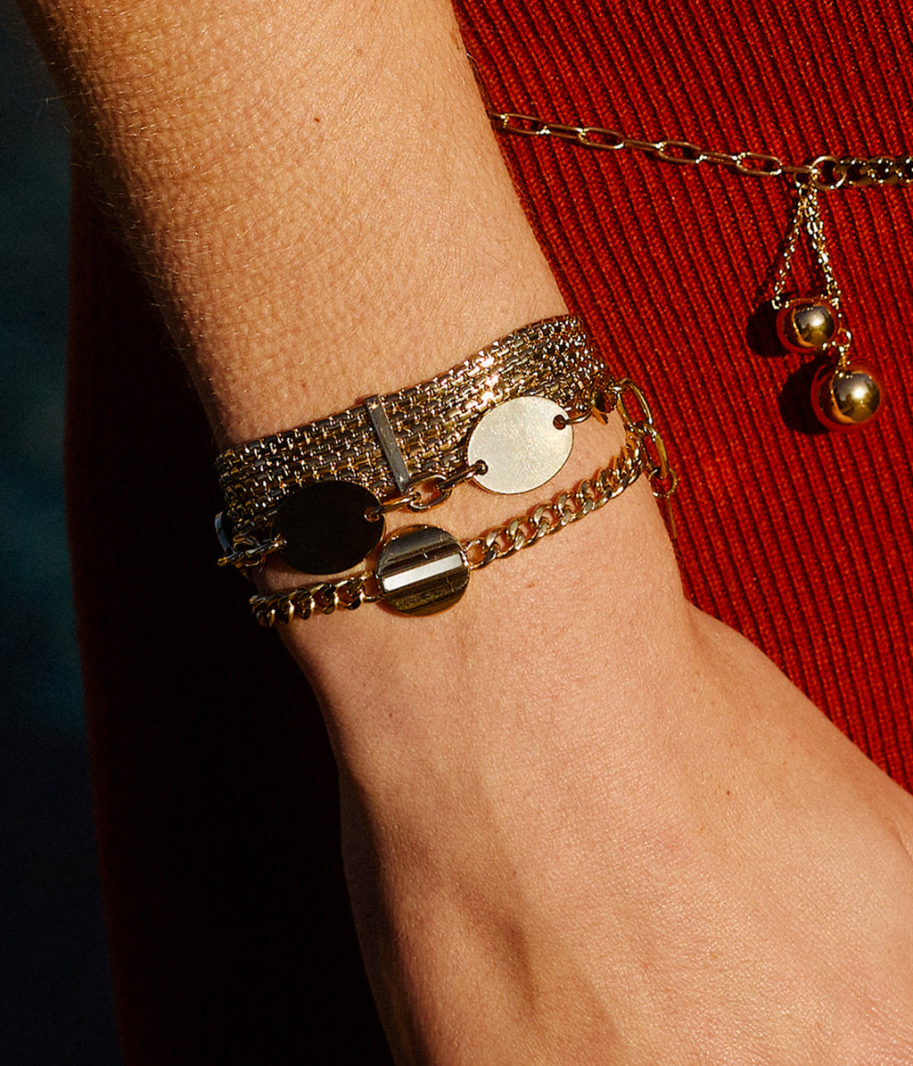 Bracelet Luras (Acier doré)