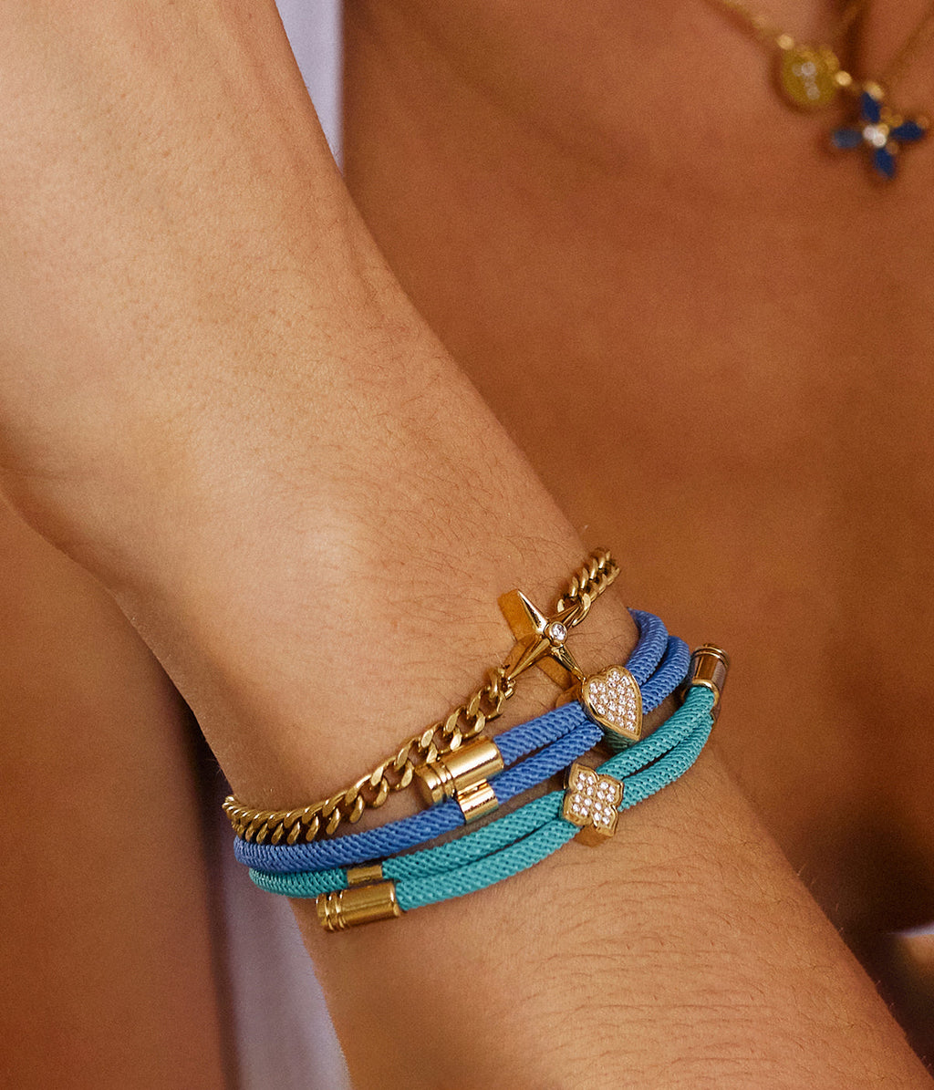 Bracelet Rezza (Acier doré)
