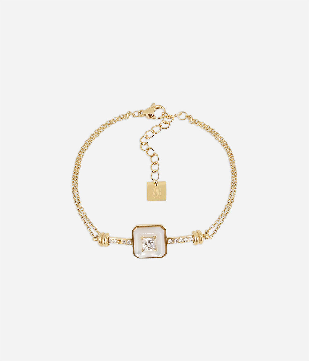 Bracelet Codex (Acier doré)