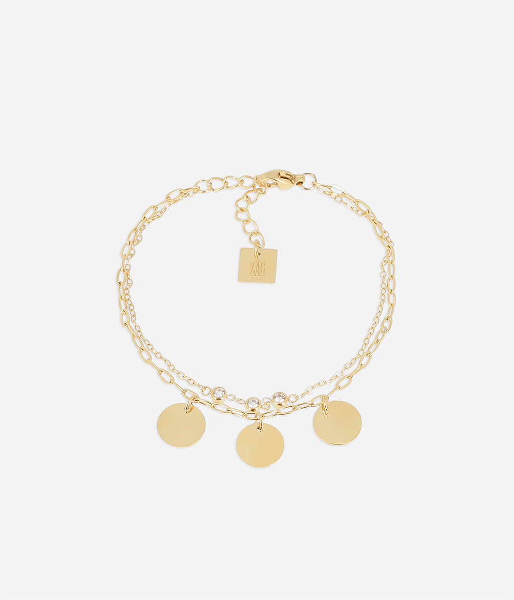 Bracelet Tergu (Acier doré)