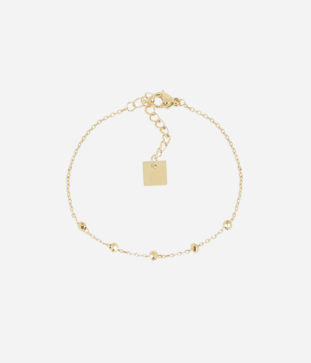 Bracelet Lysenne (Acier doré)