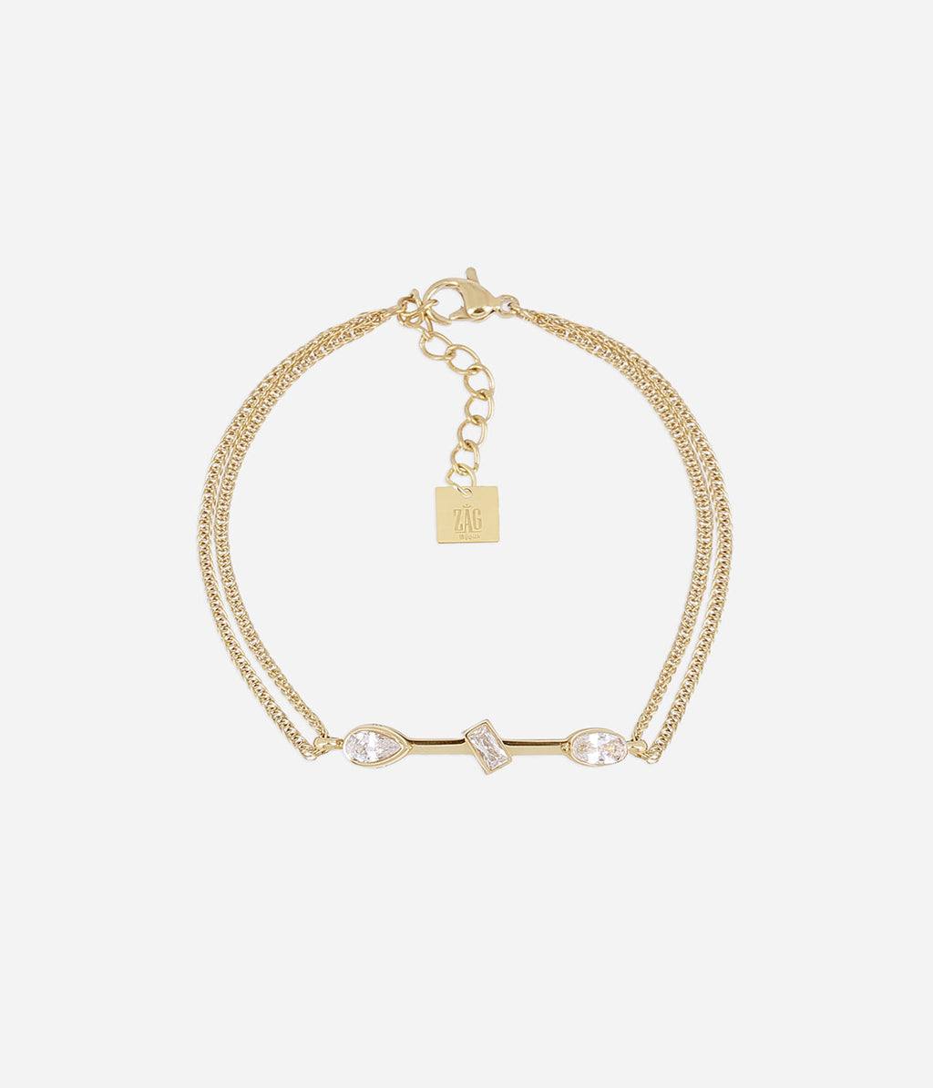 Bracelet Hélianthe (Acier doré)