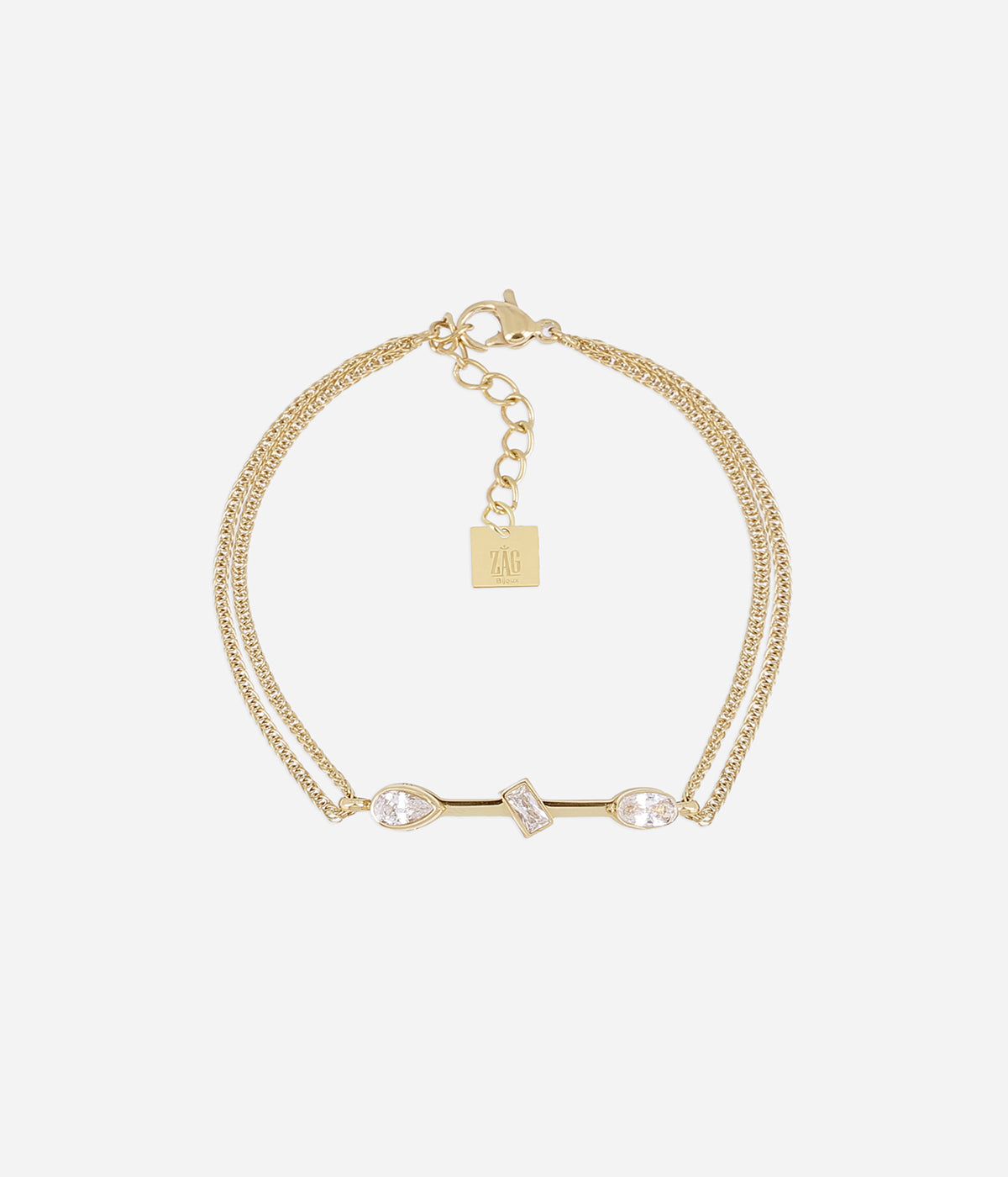 Bracelet Hélianthe (Acier doré)