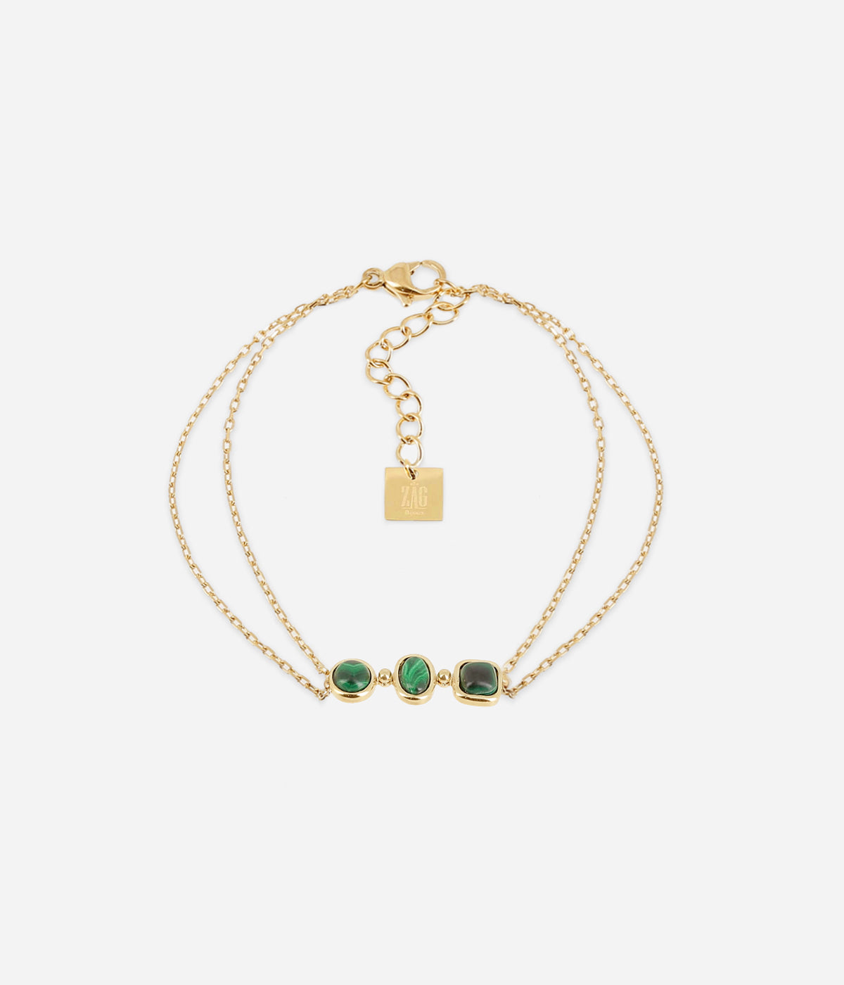 Bracelet Pivoine (Acier doré)