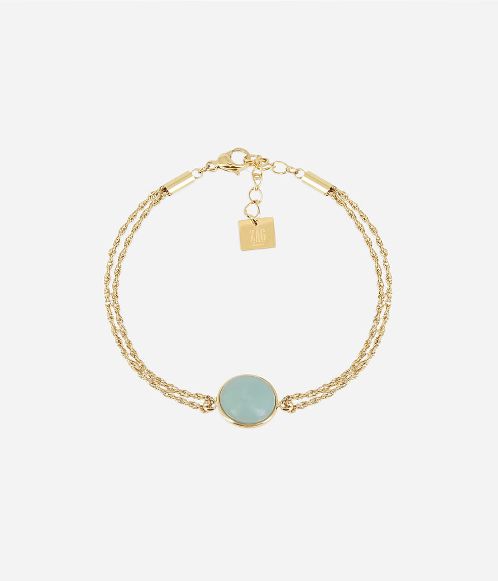 Bracelet Iriséa (Acier doré)