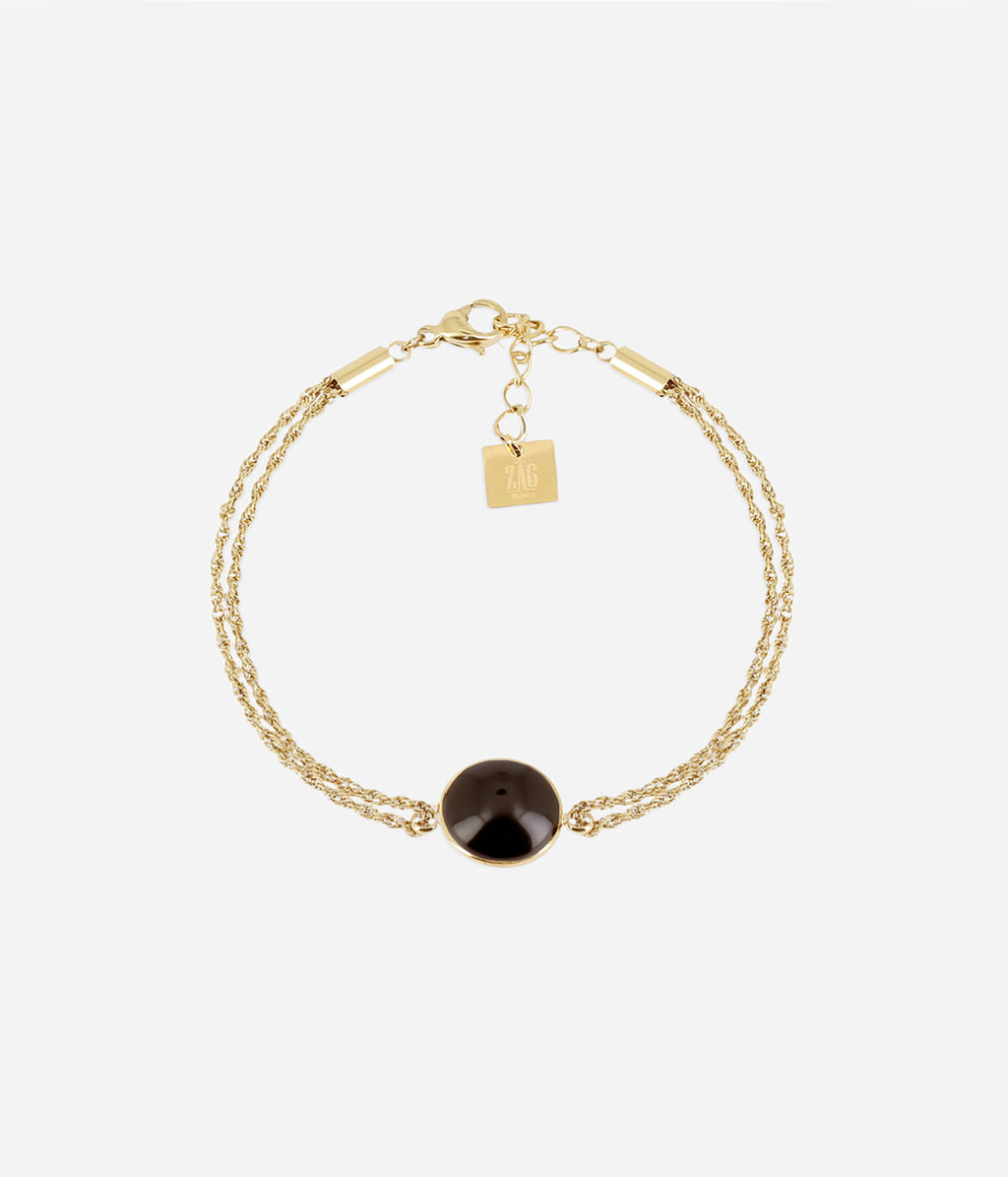 Bracelet Iriséa (Acier doré)