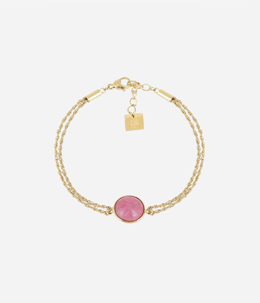 Bracelet Iriséa (Acier doré)