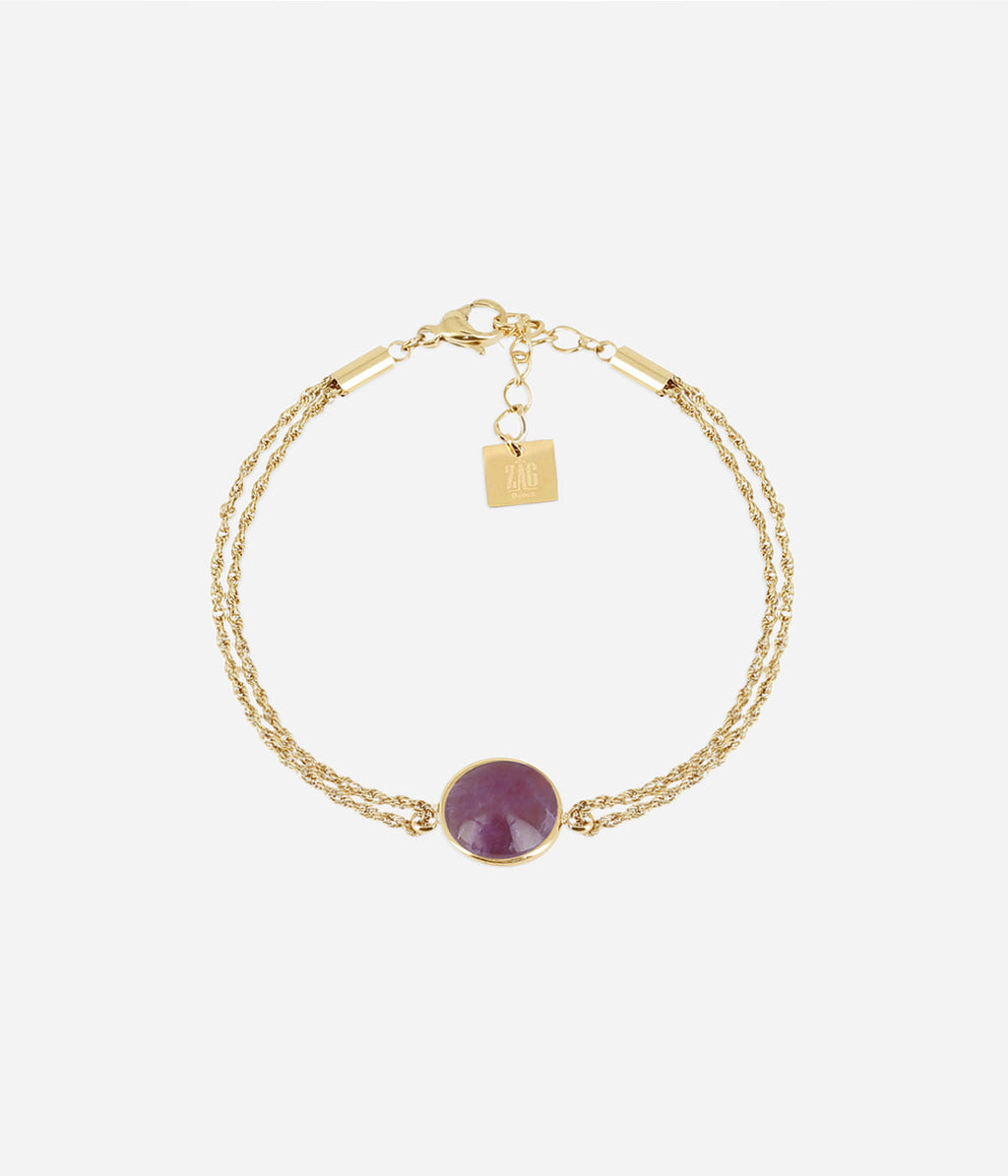 Bracelet Iriséa (Acier doré)