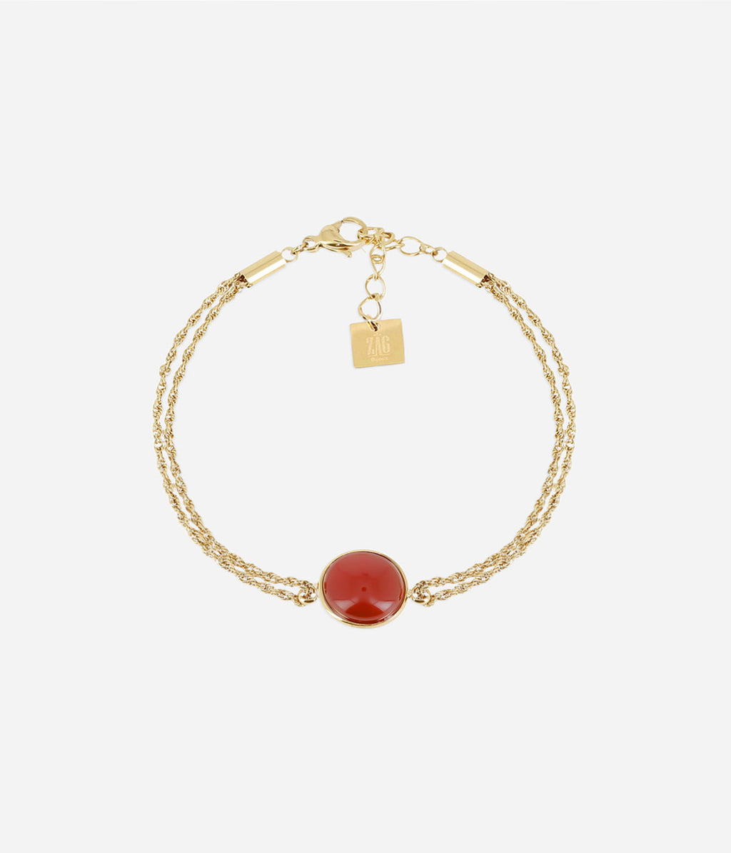 Bracelet Iriséa (Acier doré)