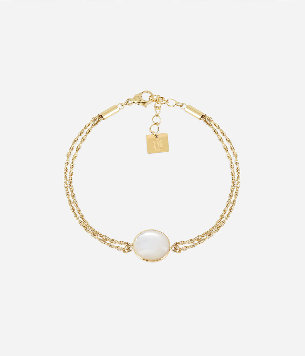 Bracelet Iriséa (Acier doré)