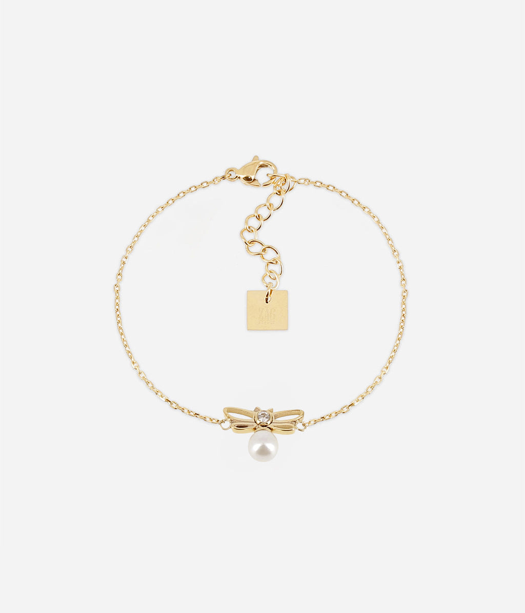 Bracelet Brumelle (Acier doré)