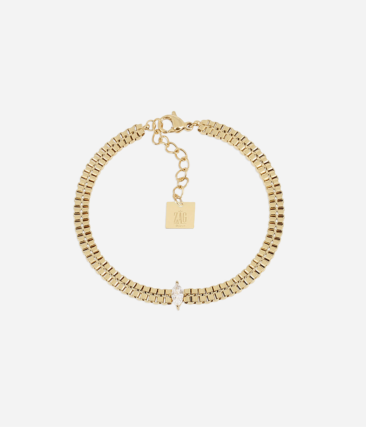 Bracelet Cyllène (Acier doré)