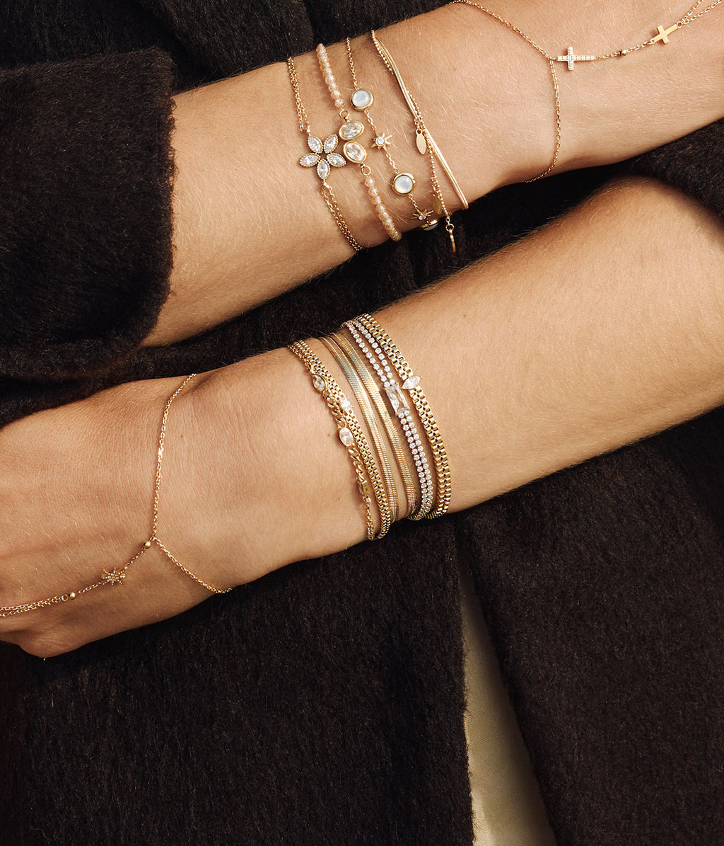 Bracelet Cyllène (Acier doré)