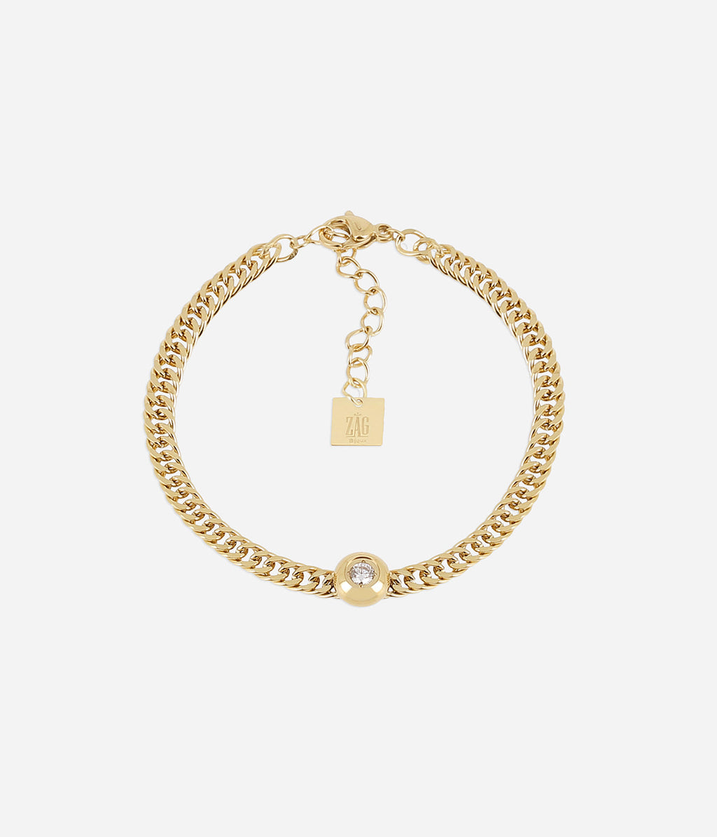 Bracelet Théona (Acier doré)