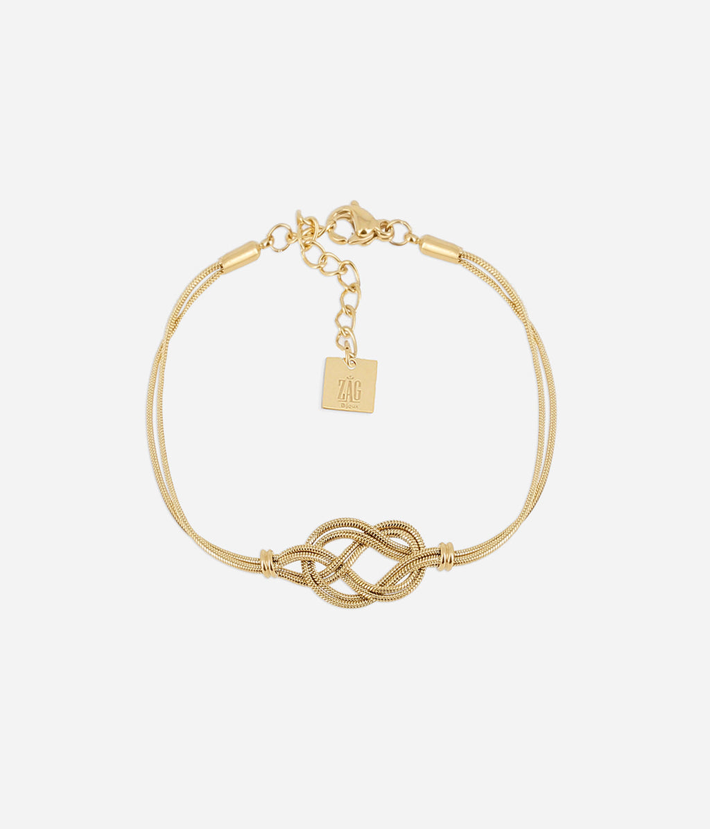 Bracelet Astréva (Acier doré)