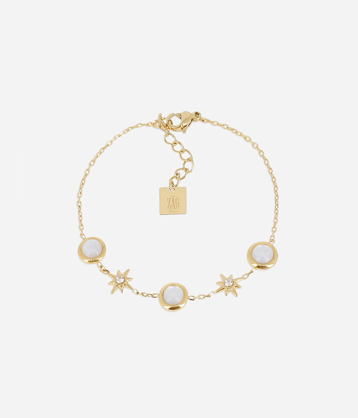 Bracelet Naïade (Acier doré)