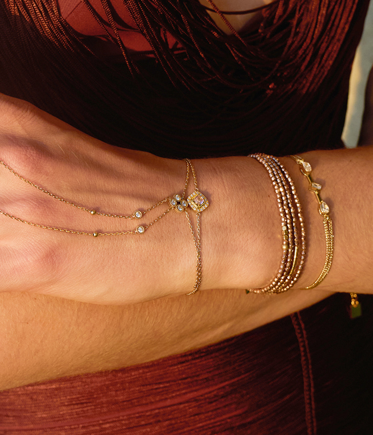 Bracelet Elan (Acier doré)