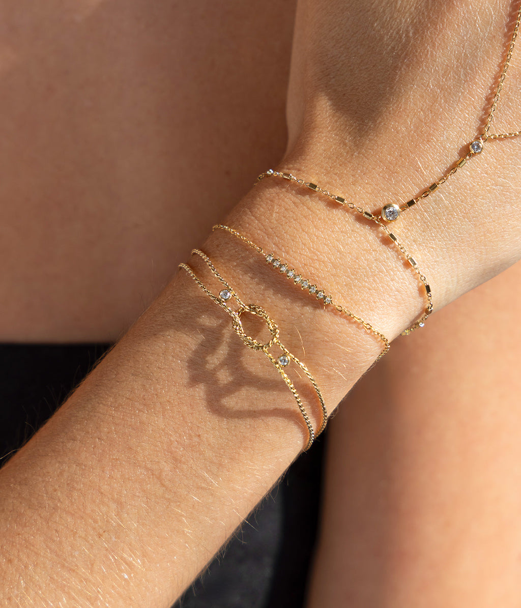 Bracelet Cassis (Acier doré)