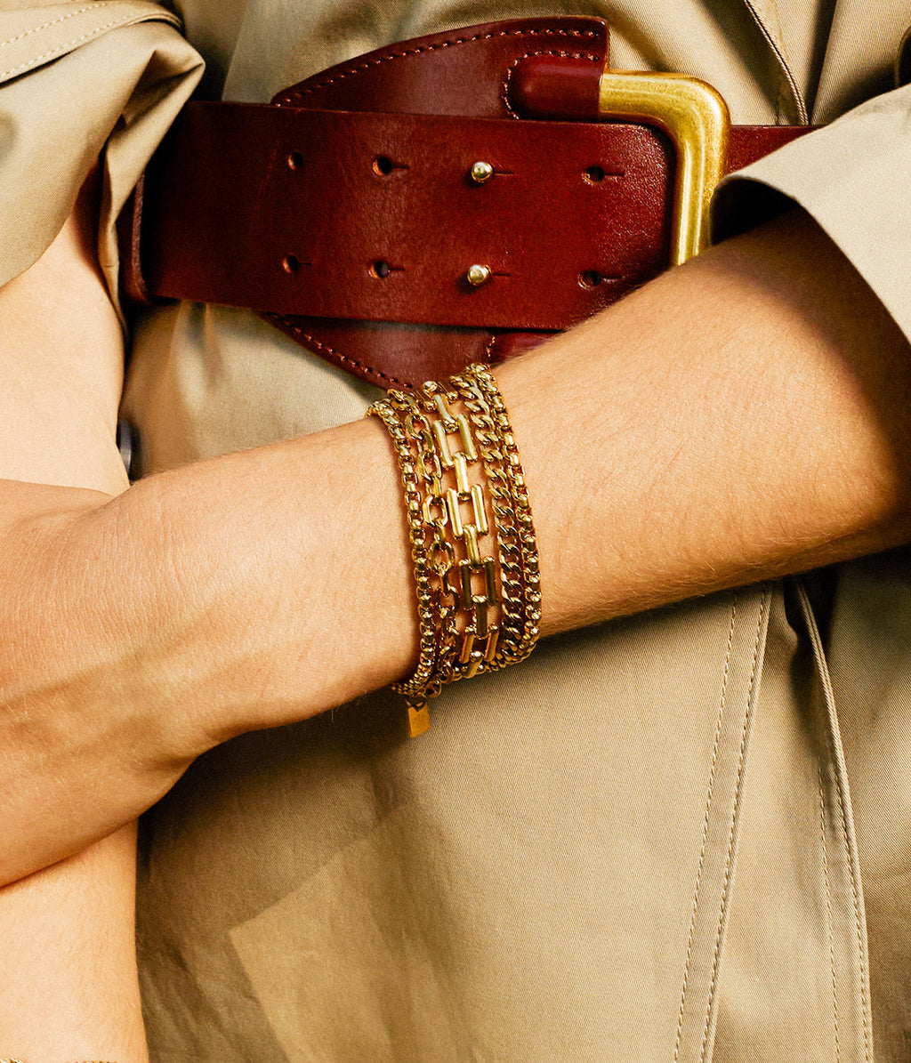 Bracelet Maona (Acier doré)