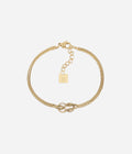 Bracelet Ondéa (Acier doré)