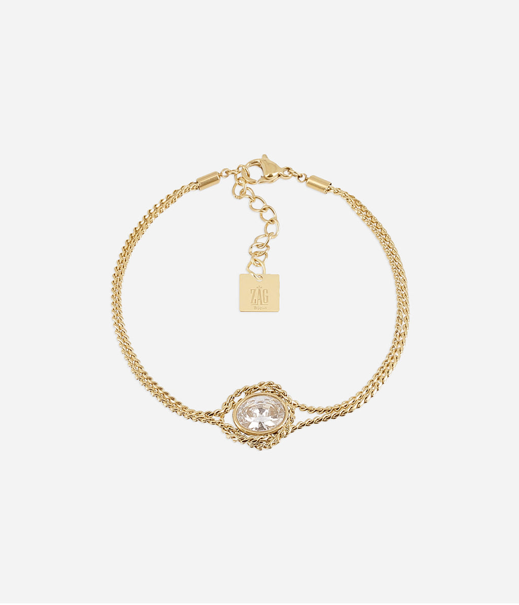 Bracelet Marélys (Acier doré)