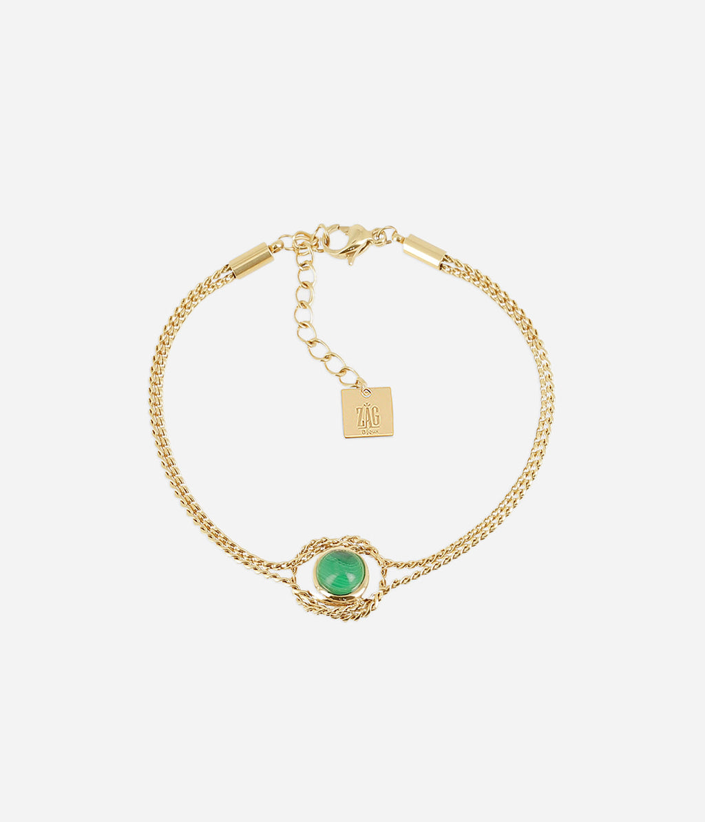 Bracelet Azuréa (Acier doré)