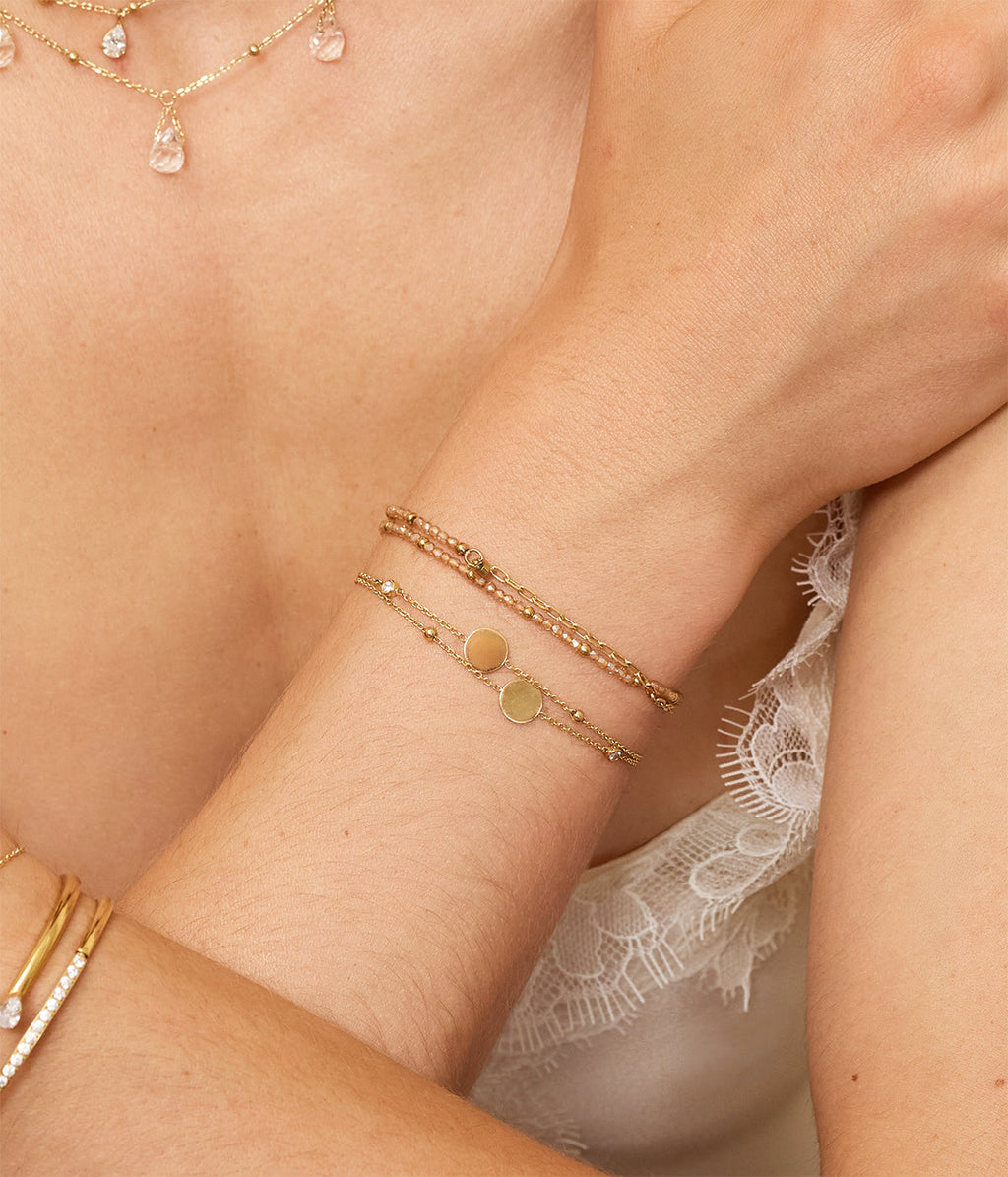 Bracelet Noctis (Acier doré)