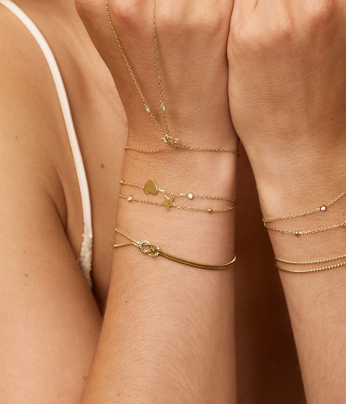 Bracelet Kheos (Acier doré)