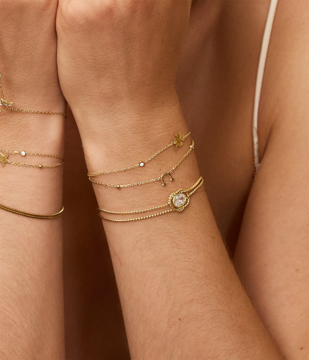 Bracelet Ombra (Acier doré)