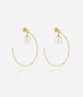 Boucles d'oreilles Valoria (Acier doré)