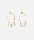Boucles d'oreilles Avoria (Acier doré)