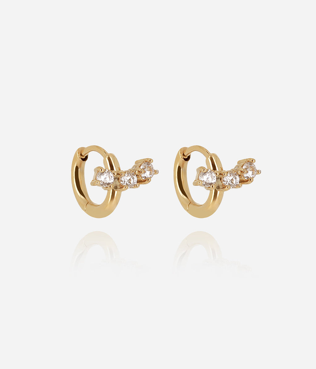 Boucles d'oreilles Sorrente (Acier doré)