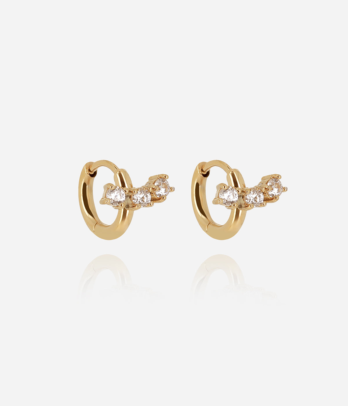Boucles d'oreilles Sorrente (Acier doré)