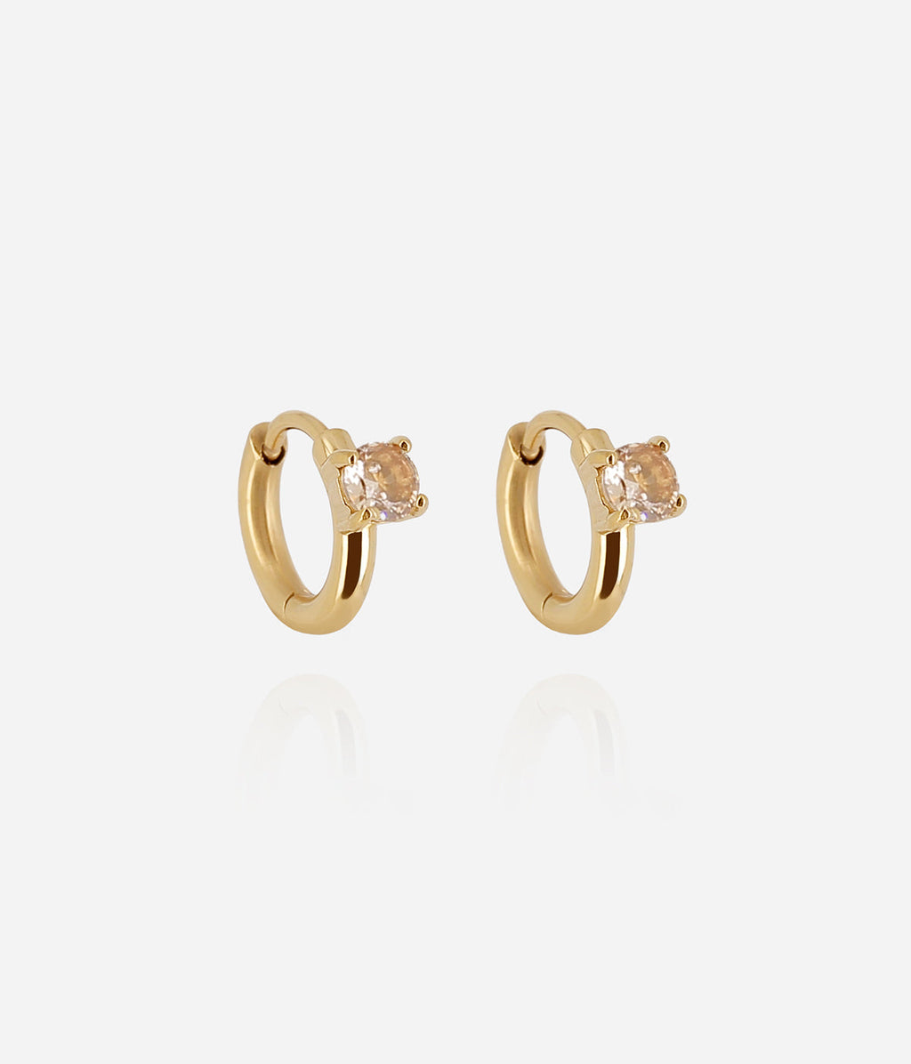 Boucles d'oreilles Ayla (Acier doré)