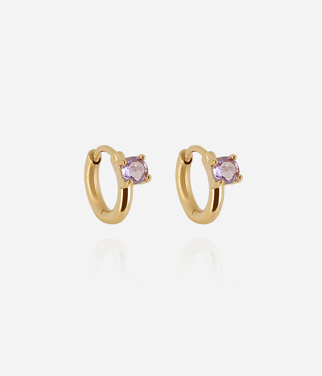 Boucles d'oreilles Ayla (Acier doré)
