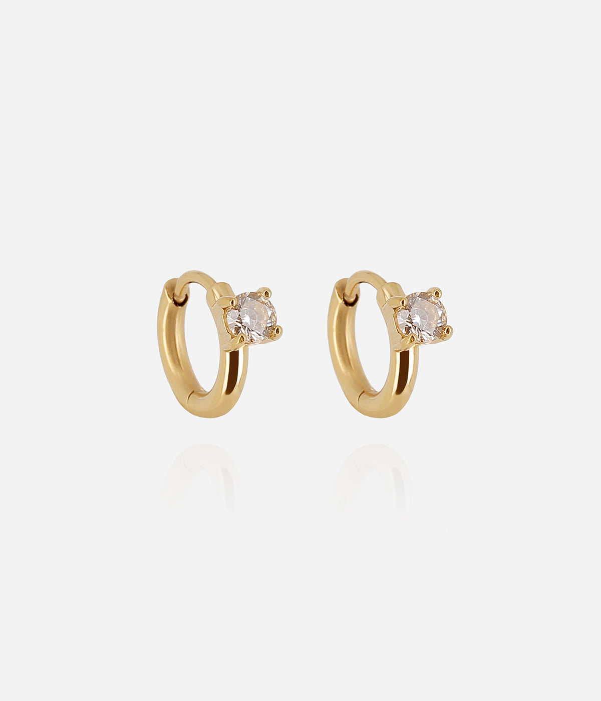 Boucles d'oreilles Ayla (Acier doré)