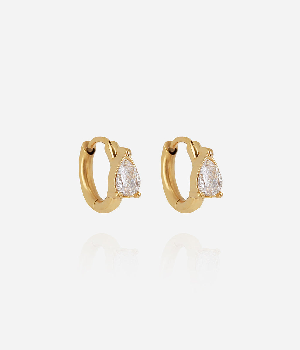 Boucles d'oreilles Mirea (Acier doré)