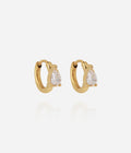 Boucles d'oreilles Mirea (Acier doré)