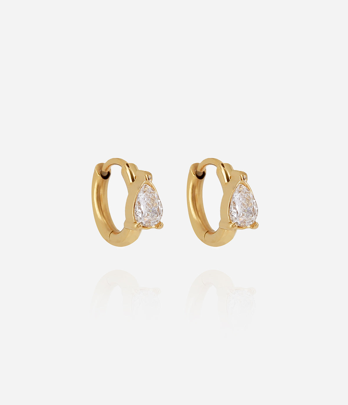 Boucles d'oreilles Mirea (Acier doré)