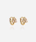 Boucles d'oreilles Ciana (Acier doré)