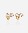 Boucles d'oreilles Elva (Acier doré)