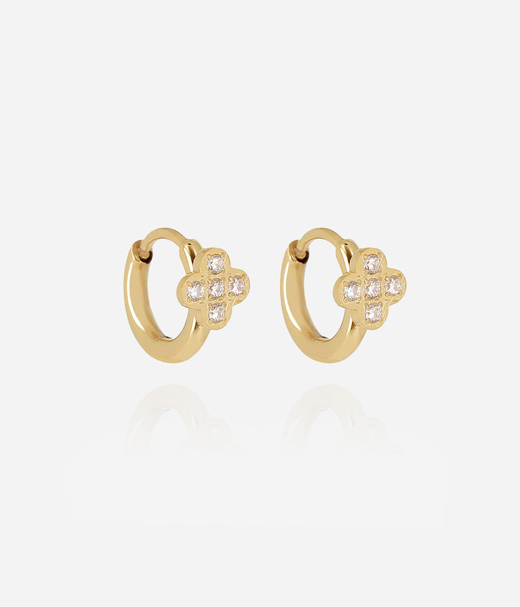 Boucles d'oreilles Liva (Acier doré)