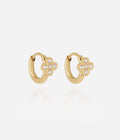 Boucles d'oreilles Liva (Acier doré)