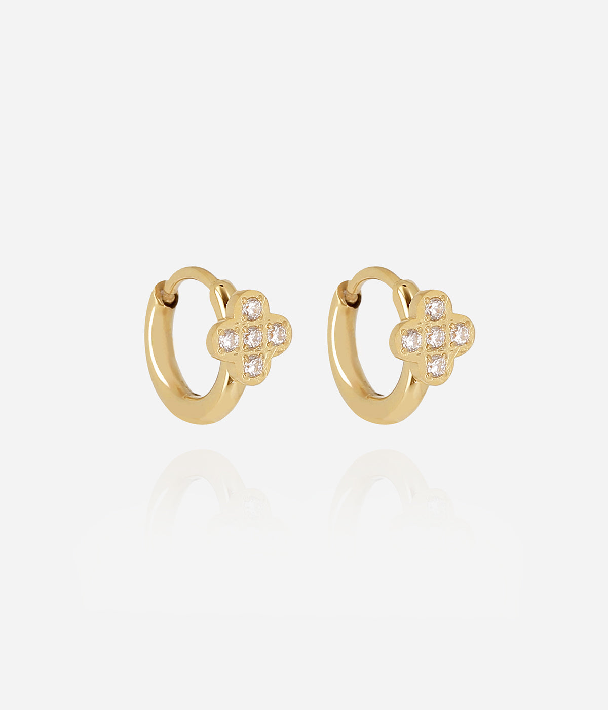 Boucles d'oreilles Liva (Acier doré)