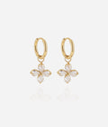 Boucles d'oreilles Saga (Acier doré)