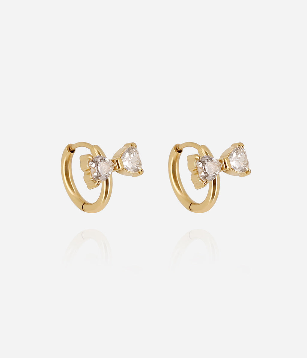 Boucles d'oreilles Svala (Acier doré)