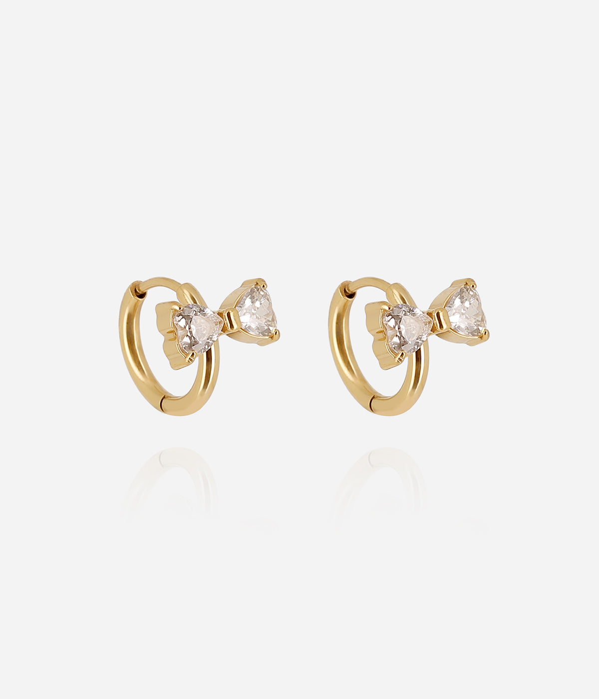Boucles d'oreilles Svala (Acier doré)