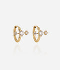Boucles d'oreilles Kiruna (Acier doré)