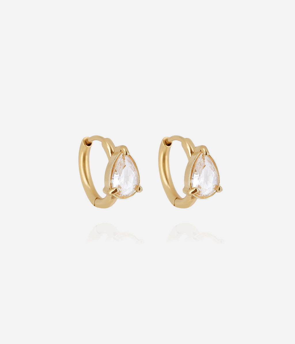 Boucles d'oreilles Aaro (Acier doré)