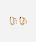 Boucles d'oreilles Aaro (Acier doré)